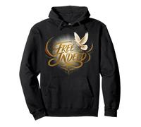 Juneteenth Free Indeed Dove Broken Chain Pullover Hoodie