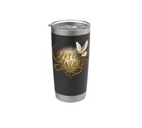 Juneteenth Free Indeed Dove Broken Chain Stainless Steel Insulated Tumbler