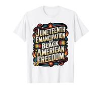 Juneteenth Freedom Day Brushstroke Design T-Shirt