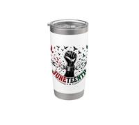 Juneteenth Freedom Day Emancipation Fist Stainless Steel Insulated Tumbler