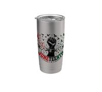 Juneteenth Freedom Day Emancipation Fist Stainless Steel Insulated Tumbler