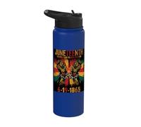 Juneteenth Freedom Emancipation Day Pride History Stainless Steel Insulated Water Bottle