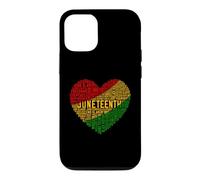 Juneteenth Heart Word Cloud Case for iPhone 12/12 Pro