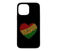 Juneteenth Heart Word Cloud Case for iPhone 13 Pro Max