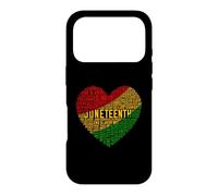 Juneteenth Heart Word Cloud Case for iPhone 17 Pro