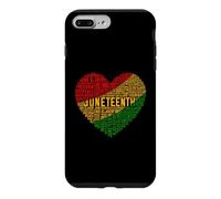 Juneteenth Heart Word Cloud Case for iPhone 7 Plus/8 Plus