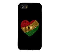 Juneteenth Heart Word Cloud Case for iPhone SE (2020) / 7/8