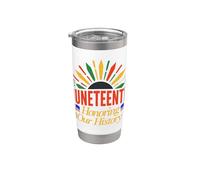 Juneteenth Honoring Our History Celebration Design Art Stainless Steel Insulated Tumbler