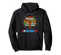 Juneteenth Is My Independence Queen Melanin Women Girl Magic Pullover Hoodie
