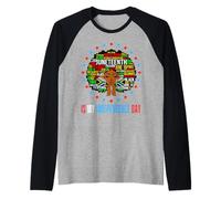 Juneteenth is My Independence Queen Melanin Women Girl Magic Raglan Baseball Tee
