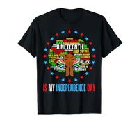 Juneteenth is My Independence Queen Melanin Women Girl Magic T-Shirt