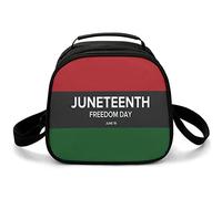 Juneteenth June 19 Freedom Day Cute Lunch Bags for Women Men Lightweight Insulated Lunch Bag for Work Picnic Travel