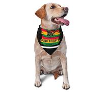Juneteenth June 19th 1865 Juneteenth Freedom Day Spring Dog Bandanas Boy Bulk Puppy Kerchief Adjustable Soft Triangle Bibs Accessories for Small Medium Large Dogs Cats White