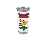 Juneteenth Math Symbols Equality Greater Than Division Stainless Steel Insulated Tumbler