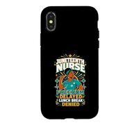 Juneteenth Nurse Freedom Lunch Denied Case for iPhone X/XS