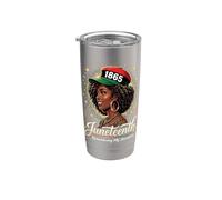 Juneteenth Remembering Ancestors 1865 Black History Stainless Steel Insulated Tumbler