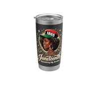 Juneteenth Remembering Ancestors 1865 Black History Stainless Steel Insulated Tumbler