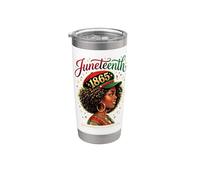 Juneteenth Remembering Ancestors 1865 Black History Stainless Steel Insulated Tumbler