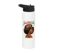 Juneteenth Remembering Ancestors 1865 Black History Stainless Steel Insulated Water Bottle