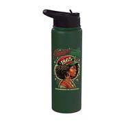 Juneteenth Remembering Ancestors 1865 Black History Stainless Steel Insulated Water Bottle