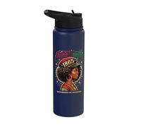 Juneteenth Remembering Ancestors 1865 Black History Stainless Steel Insulated Water Bottle
