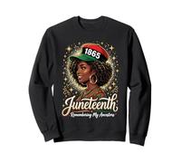 Juneteenth Remembering Ancestors 1865 Black History Sweatshirt