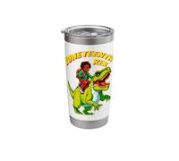 Juneteenth Rex Happy Kid Riding A T-Rex Dinosaur 1865 Texas Stainless Steel Insulated Tumbler