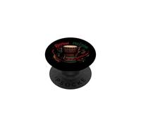 Juneteenth Rhythm of Freedom Djembe Drum Music PopSockets Adhesive PopGrip