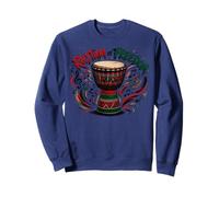Juneteenth Rhythm of Freedom Djembe Drum Music Sweatshirt