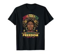 Juneteenth Rooted in Freedom June 1865 Black History Women's T-Shirt