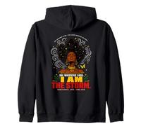 Juneteenth The Storm 1865 Black Women Black History Month Zip Hoodie