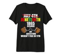 Juneteenth Tshirt Men Boy, Juneteenth June 19th 1865 Freedom Premium T-Shirt