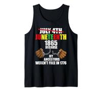 Juneteenth Tshirt Men Boy, Juneteenth June 19th 1865 Freedom Tank Top