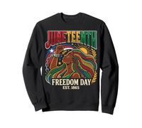 Juneteenth Women Black History Freedom 1865 June 19th Sweatshirt