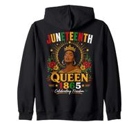 Juneteenth Women Black History Freedom 1865 June 19th Zip Hoodie