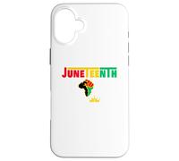 Juneteenth Womens Black Queen Nutritional Facts Freedom Day Case for iPhone 16 Plus