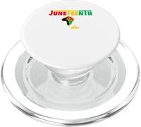 Juneteenth Womens Black Queen Nutritional Facts Freedom Day PopSockets PopGrip for MagSafe