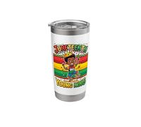 Juneteenth Young King Celebrating 1865 Stainless Steel Insulated Tumbler