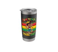 Juneteenth Young King Celebrating 1865 Stainless Steel Insulated Tumbler
