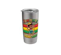 Juneteenth Young King Celebrating 1865 Stainless Steel Insulated Tumbler