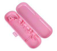 JUNFEIXUAN 1-Pack of Travel Toothbrush Cover Toothbrush Case Compatible with Oral B & Philips Electric Toothbrush Travel Case (Pink)