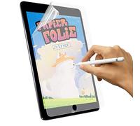 Junfire Matte Screen Protector for iPad 9th/8th/7th Generation 10.2 Inch 2021/2020/2019, Anti Glare Paper Texture PET Film, Bubble-free/Face ID Apple Pencil Compatible, Drawing Like on Paper