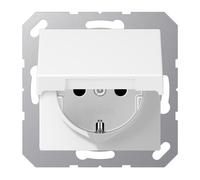 Jung A RANGE Wall Outlet (WCD Switchgear) (European Socket) - A1520NBFKLWWM