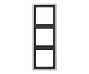 Jung Aluminum/Steel/Chrome Cover Frame Switchgear - ES2983