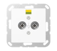 Jung AS500 Potential Equalization Socket Outlet - A565-2NWW