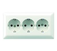 Jung AS500 Wall Outlet Box (WCD Switchgear) (European Socket) - AS523WW