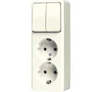 Jung Combination AP600 Series 2-Way Socket With Protection - 625A