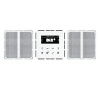 Jung DABCD2WW Smart Radio DAB+ Set Stereo, Alpine White
