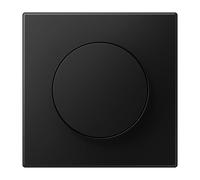 Jung LS Range Rotary Dimmer Cover Graphite Black Matt - LS1740SWM