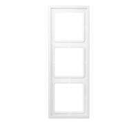 Jung LS Zero Triple Cover Frame White Matte - LSZ983BFWWM